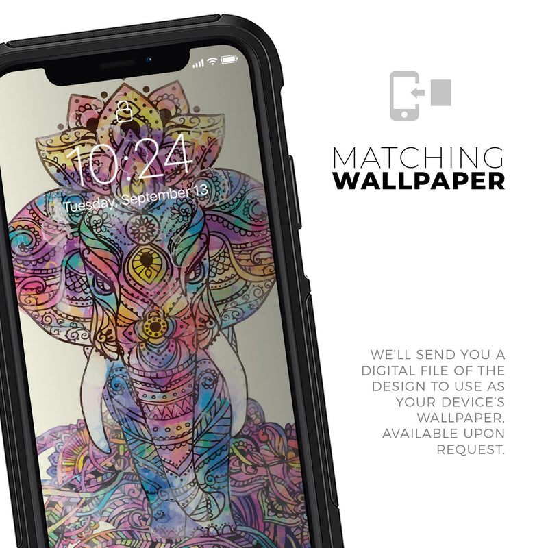 Zendoodle Sacred Elephant - Skin Kit for the iPhone OtterBox Cases
