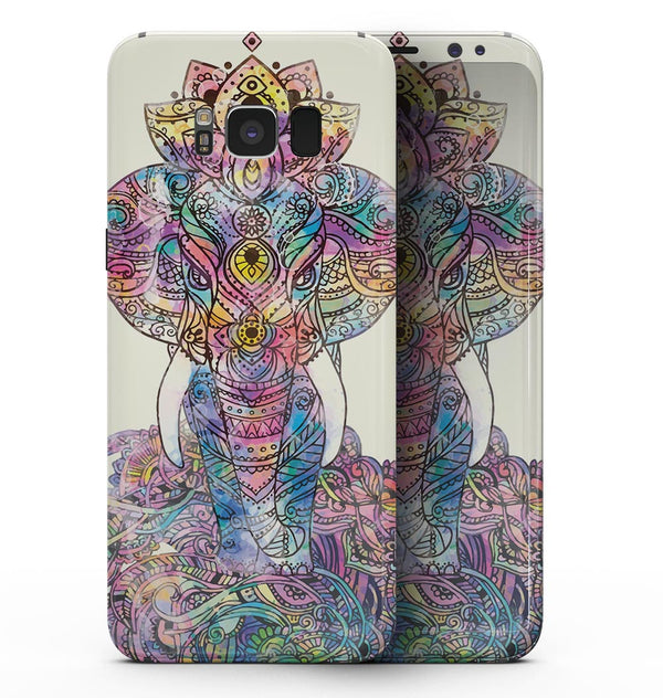 Zendoodle Sacred Elephant - Samsung Galaxy S8 Full-Body Skin Kit