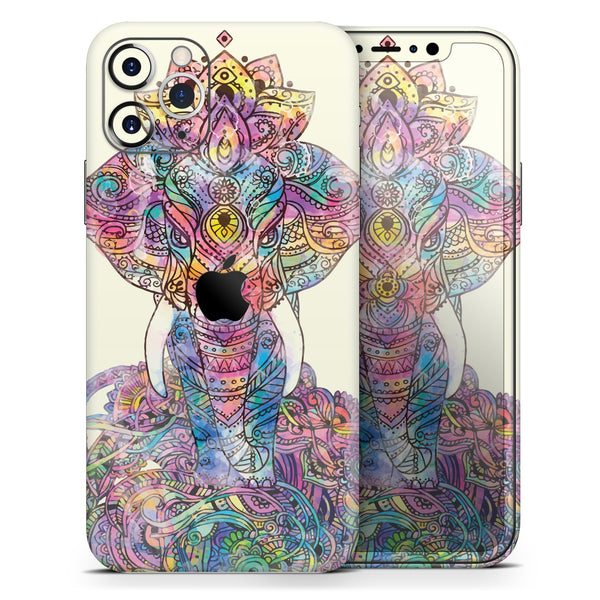 Zendoodle Sacred Elephant - Skin-Kit for the Apple iPhone 11, 11 Pro or 11 Pro Max