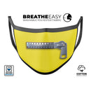 Zipped Mouth V1 - Made in USA Mouth Cover Unisex Anti-Dust Cotton Blend Reusable & Washable Face Mask with Adjustable Sizing for Adult or Child