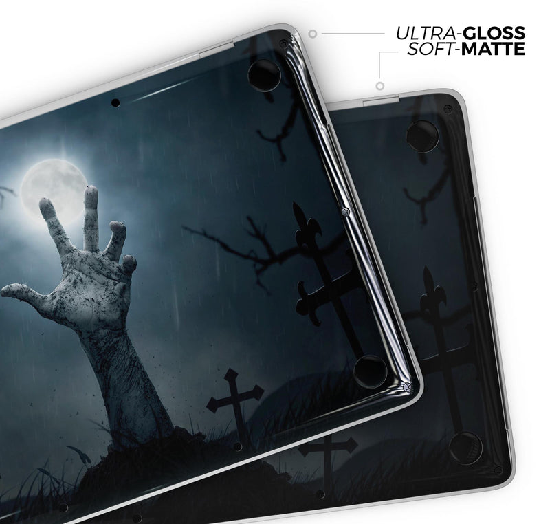 Zombie Alive - Skin Decal Wrap Kit Compatible with the Apple MacBook Pro, Pro with Touch Bar or Air (11", 12", 13", 15" & 16" - All Versions Available)