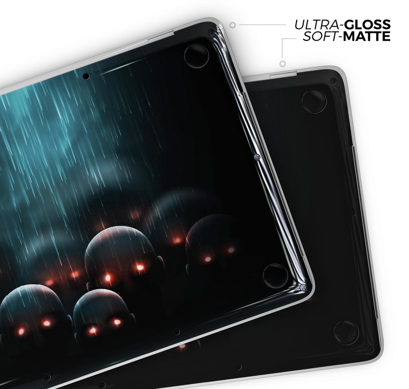Zombies in the Rain - Skin Decal Wrap Kit Compatible with the Apple MacBook Pro, Pro with Touch Bar or Air (11", 12", 13", 15" & 16" - All Versions Available)