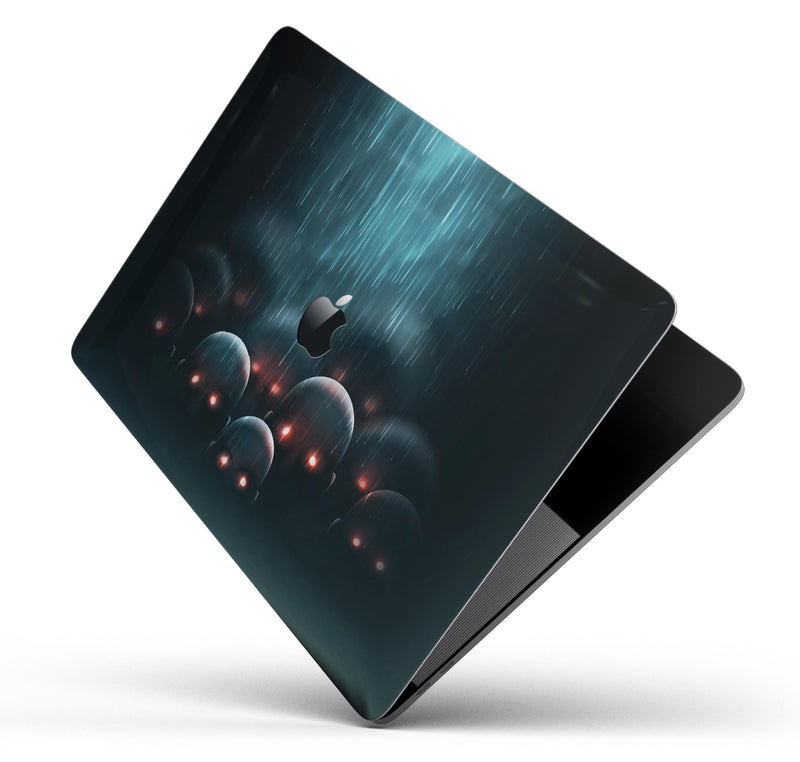 Zombies in the Rain - Skin Decal Wrap Kit Compatible with the Apple MacBook Pro, Pro with Touch Bar or Air (11", 12", 13", 15" & 16" - All Versions Available)