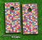 Colorful Knitted Skin-set for a pair of Cornhole Boards