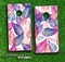 Colorful Seamless Floral Leaves Skin-set for a pair of Cornhole Boards
