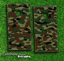 Traditional Camouflage Skin-set for a pair of Cornhole Boards