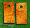 Orange Land Skin-set for a pair of Cornhole Boards