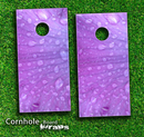 Purple Rain Skin-set for a pair of Cornhole Boards