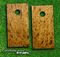 Wood Burl Skin-set for a pair of Cornhole Boards