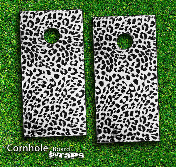 Lepard Print Skin-set for a pair of Cornhole Boards