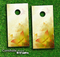 Yellow Butterfly Skies Skin-set for a pair of Cornhole Boards