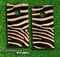 Real Zebra Print Skin-set for a pair of Cornhole Boards