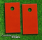 Red Jersey Textured Skin-set for a pair of Cornhole Boards