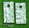 Floral Design Skin-set for a pair of Cornhole Boards