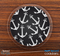 The Black Anchor Collage Skinned Foam-Backed Coaster Set