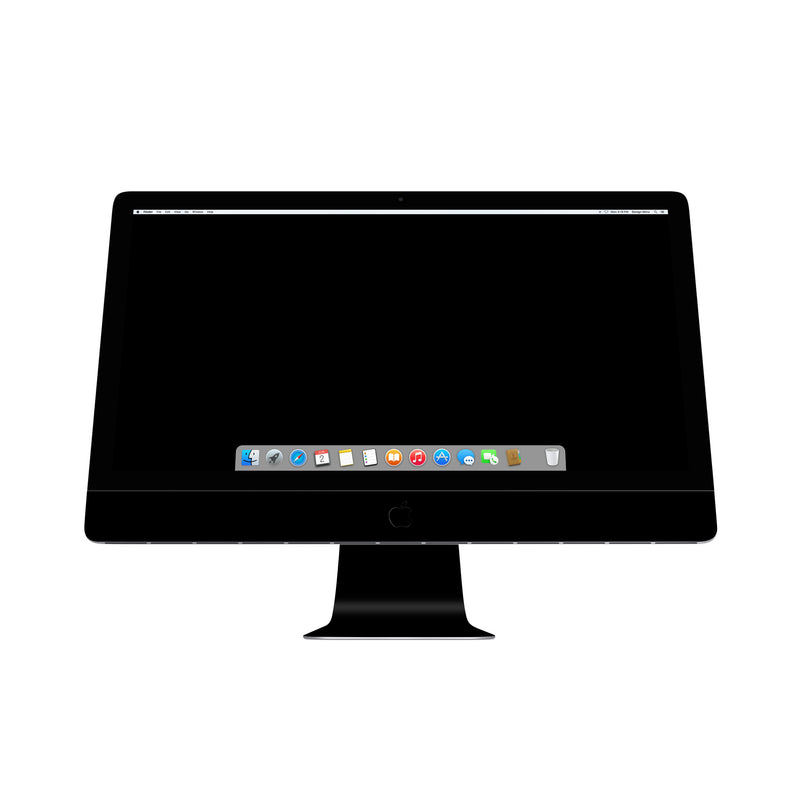 Solid State Black Skin for the Apple iMac 27 Inch Desktop Computer