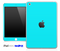 Solid Aqua Blue Skin for the iPad Mini or Other iPad Versions