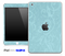 Subtle Blue Floral Lace Pattern Skin for the iPad Mini or Other iPad Versions