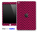 Pink/Black Sharp Chevron Pattern Skin for the iPad Mini or Other iPad Versions