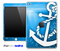 Under The Sea with White Anchor Skin for the iPad Mini or Other iPad Versions