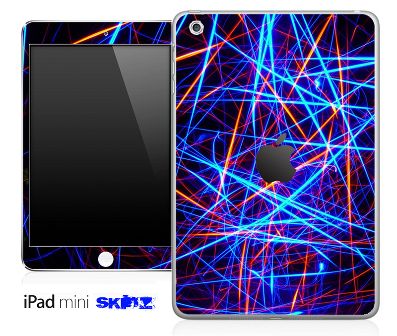 Neon Flashy Lights Skin for the iPad Mini or Other iPad Versions