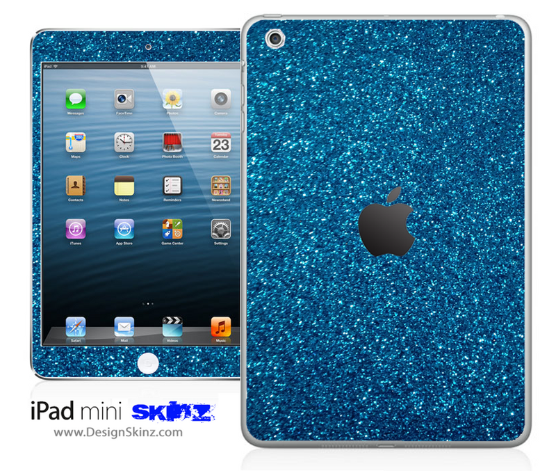 Blue Ultra Metallic Glitter iPad Skin