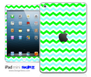 Green Chevron iPad Skin