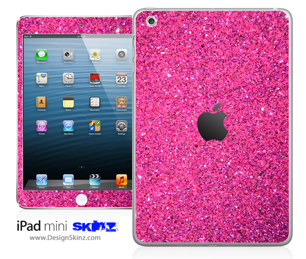 Pink Ultra Metallic Glitter iPad Skin