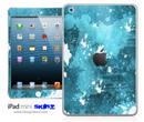 Blue Paint Splatter iPad Skin