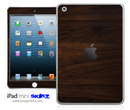 Dark Rich Wood iPad Skin