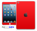Solid Red iPad Skin