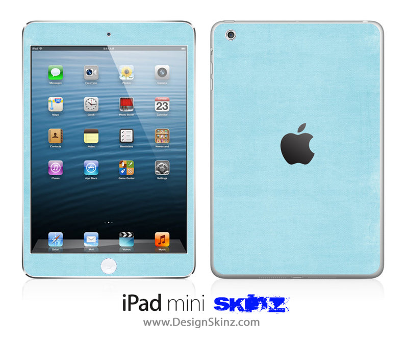 Blue Vintage Texture iPad Skin