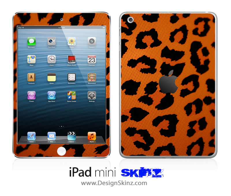 Orange Cheetah Print iPad Skin