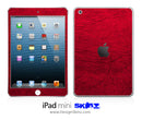 Red Leather iPad Skin