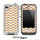 Gold Chevron Pattern for the iPhone 5 or 4/4s LifeProof Case