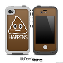 Brown Crap Happens Skin for the iPhone 5 or 4/4s LifeProof Case