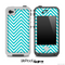 Blue Chevron Pattern for the iPhone 5 or 4/4s LifeProof Case