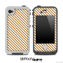 Slanted Stripe Gold Pattern for the iPhone 5 or 4/4s LifeProof Case