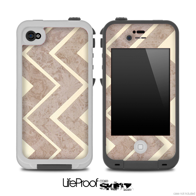Big Vintage Chevron Pattern for the iPhone 5 or 4/4s LifeProof Case