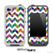 Bright Neon Sprinkles and White Chevron Pattern for the iPhone 5 or 4/4s LifeProof Case