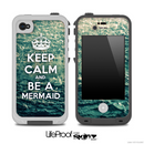 Rough Water Keep Calm and Be A Mermaid Skin for the iPhone 5 or 4/4s LifeProof Case