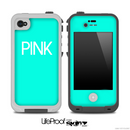 Trendy Green with Pink Skin for the iPhone 5 or 4/4s LifeProof Case