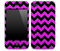 Black Chevron and Hot Pink Print Skin for the iPhone 3gs, 4/4s or 5
