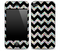 Black Chevron and Colorful Dotted Print Skin for the iPhone 3gs, 4/4s or 5