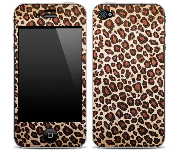Vector Leopard Animal Print Skin for the iPhone 3gs, 4/4s, 5, 5s or 5c