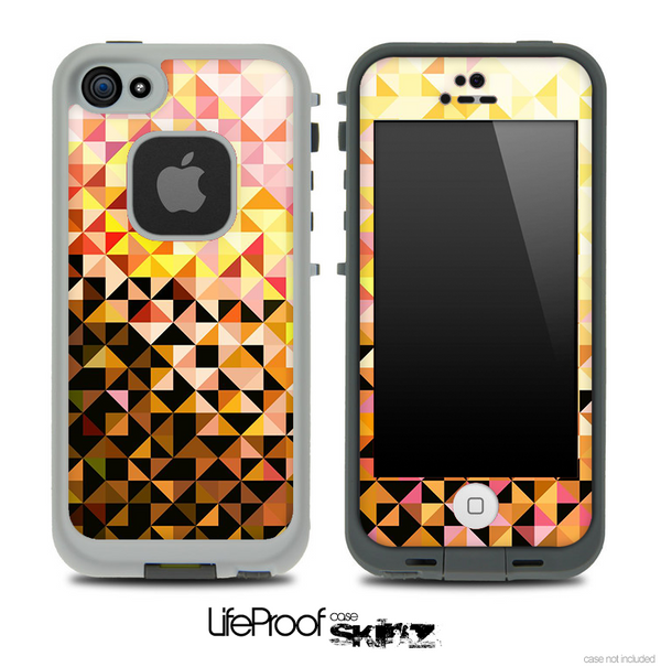 Abstract Bright Tiled V3 Skin for the iPhone 5 or 4/4s LifeProof Case
