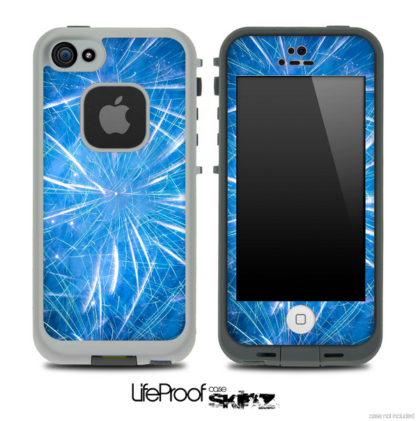 Blue Fireworks Skin for the iPhone 5 or 4/4s LifeProof Case