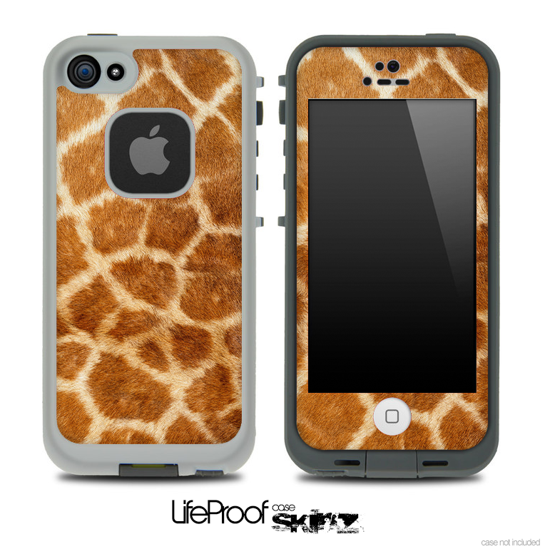 Giraffe Skin Swirl Skin for the iPhone 5 or 4/4s LifeProof Case