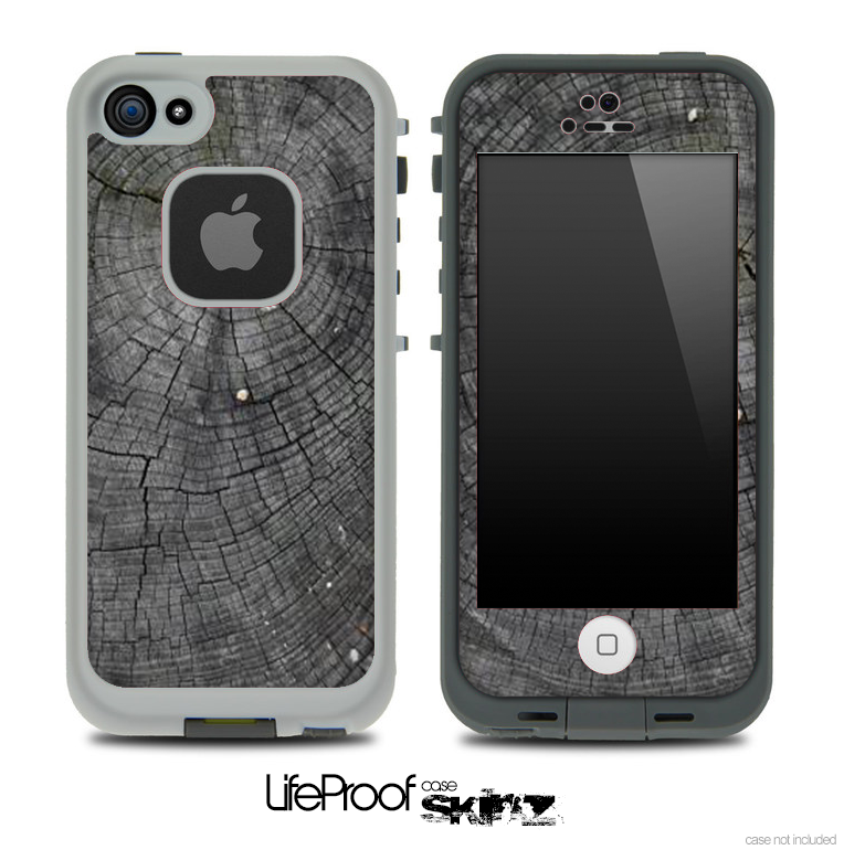 Grey Wood Knot Skin for the iPhone 5 or 4/4s LifeProof Case