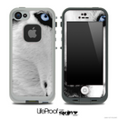 White Wolf Skin for the iPhone 5 or 4/4s LifeProof Case